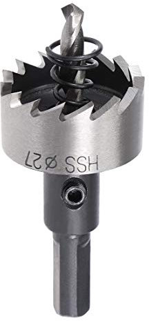 sourcingmap 27mm HSS Drill Bit Hole Saw for Stainless Steel Metal Alloy Wood