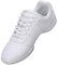 Lnafan Damen Mädchen Schnürschuhe Gym Sport Aerobic Cheerleading Training Tanzschuhe, weiß, 35.5 EU