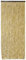 WERKA PRO - 10784 - Rideau de Port Chenille - 90x220cm - Beige - Rideau Ajustable - Traité Anti UV