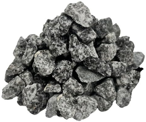 Granitsplitt grau 20 Kg Granit Splitt Gartenkies Teichkies Waschkies 16-22 mm