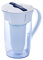 ZeroWater Caraffa filtrante rotonda da 10 tazze con filtro avanzato a 5 stadi, misuratore della qualità dell'acqua+cartuccia filtro dell'acqua inclusa, 2,4 litri, trasparente
