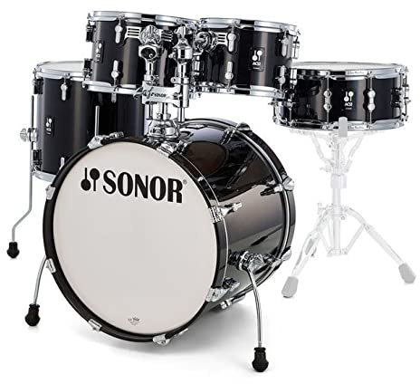 SONOR SET AQ2 STUDIO TRANSPARENT BLACK