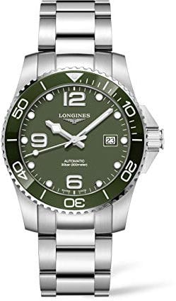 Longines orologio uomo HydroConquest verde 41mm automatico acciaio L3.781.4.06.6