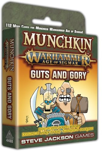Steve Jackson Games 4488 - Munchkin Warhammer Age of Sigmar: Guts and Gory (englische Ausgabe)