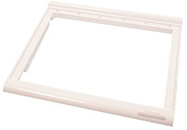 sparefixd Lower Drawer Cover Glass Shelf Frame to Fit Smeg Fridge Freezer