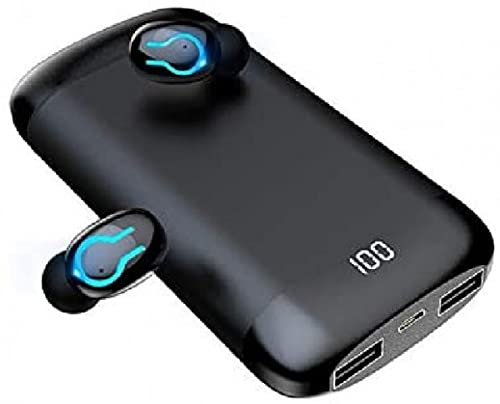 ANDOWL Auriculares Q66 TWS Bluetooth 5 Negro