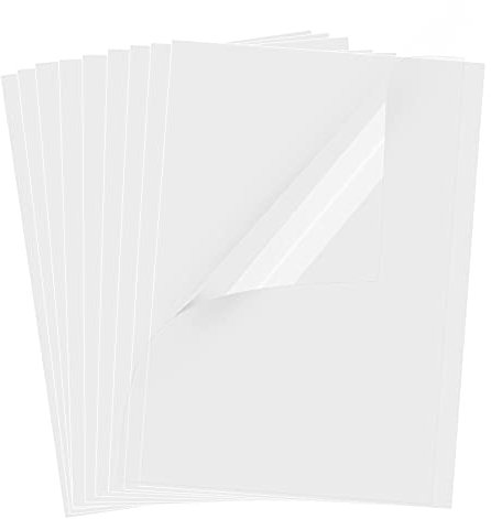 Transparenzpapier für Overhead-Projektor, klare Druckfolie für Tintenstrahldrucker, hohe Auflösung, 21,6 x 27,9 cm, 60 Blatt