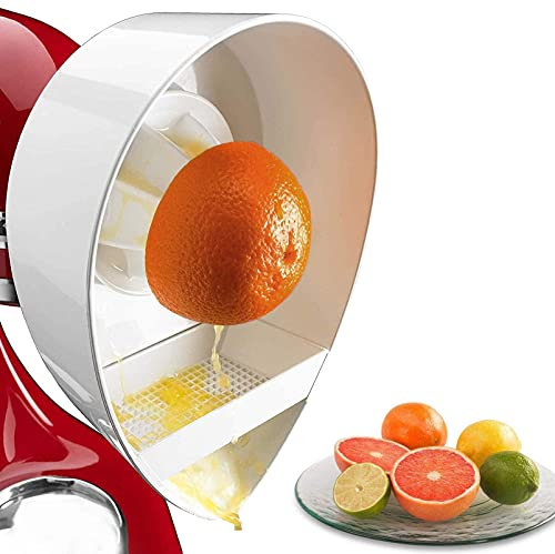 Shunfaji Accessori per spremiagrumi per tritacarne, supporto per limone, spremiagrumi a mano per tutti tritacarne