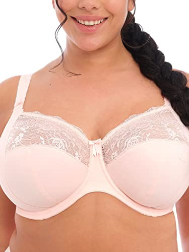 ELOMI Morgan Soutien-Gorge à Armatures en Dentelle Stretch avec Bandes Full Coverage Bra, Rose (Ballet Pink), 105J