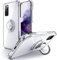Silverback für Samsung Galaxy S20 Hülle, Handyhülle Samsung S20 mit 360° Ring Halter Schutzhülle TPU Cover Stoßfester Stoßfänger Weiche Dünn für Samsung Galaxy S20 Case - Transparent