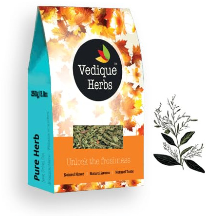 VEDIQUE HERBS Kalmegh (Andrographis panniculata) - 250g (8.8oz) | Raw, Crude, Dried | T-Cut | Premium Grade