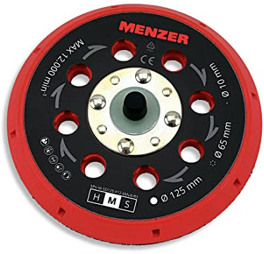 MENZER Plateau de Ponçage à Perforations Multiples 125 mm Medium pour MENZER ETS 125