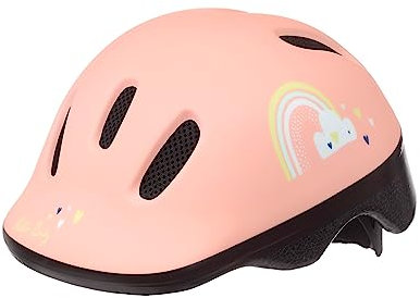 Polisport Happy Rainbow 44/48, Unisex-Baby, Rosa, Casco para bebé XXS