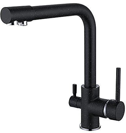 Grifo de cocina Montado en cubierta Soporte doble Filtro de agua limpia Punto Purificador de latón Grifo Vaso Fregadero Grifo-E It's so kind of you