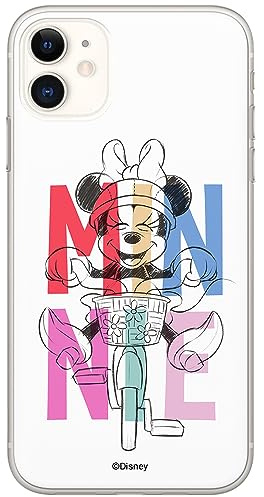 ERT GROUP Handyhülle für iPhone 11 Original und offiziell Lizenziertes Disney Muster Minnie 068 optimal an die Form des Handy angepasst, hülle aus TPU