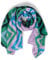 STREET ONE Damen Plissee Schal, shiny lilac, A