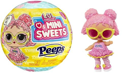 LOL Surprise! Loves Mini Sweets - Peeps Fluff Chick with Collectible Doll, 7 Surprises, Spring Theme, Peeps Limited Edition Doll- Great Gift for Girls Age 4+F