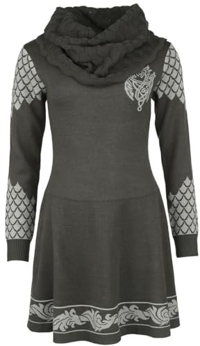 Game of Thrones House of The Dragon - Dragon Frauen Mittellanges Kleid Multicolor S