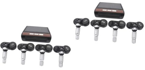 ibasenice 2st Reifendrucküberwachung Reifendruck-kontrollsystem Auto Auto Alarmanlage Temperaturüberwachung Von Autoreifen Tpms Autoreifenüberwachung Reifendrucksensor Alarmsystem Wagen Abs