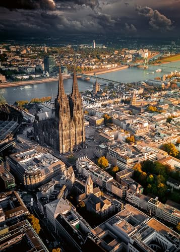 Ravensburger Puzzle 12000483 - Kölner Dom - 1000 Teile Puzzle für Erwachsene und Kinder ab 14 Jahren, Stadt-Puzzle Köln