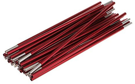 Aymzbd Aluminiumlegierung Outdoor Camping Travel Shelter Tent Pole Ersatz 85/9,5/11mm, Dunkelrot, 420cm