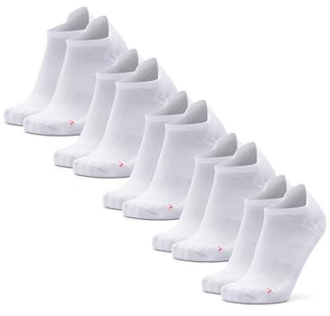 DANISH ENDURANCE Kurze Laufsocken, Sommer Sportsocken, 5 Paar | Kurze Trainingssocken, Atmungsaktiv & Schweißableitend mit leichter Kompression für Laufen, Training & Fitnessstudio, Unisex