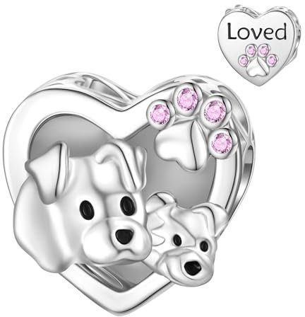 LANBEIDE He Charms für Pandora Charms, 925er Sterlingsilber Beads, Tier Beads für Pandora Armband, Geschenke für Frauen