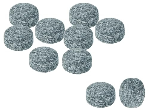 PATIKIL Dia Pool Cue Tips, Pool Billiard Cue Tips Pool Stick Replacement Tips Pool Stick Tips Snooker Cue Tips
