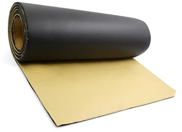INFINAUTO Tapis d'isolation phonique pour sol de voiture 197 mil 5 mm 200,7 x 50,8 cm Design élégant