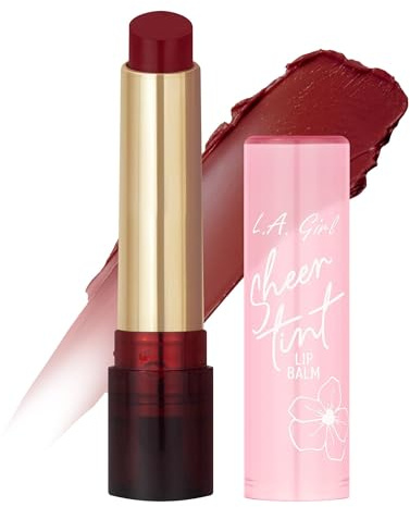 Sheer Tint Lip Balm, GLC606 Sheer Black Cherry, 0.07 oz (2 g), L.A. Girl