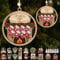 Personalised Christmas Ornament Family of 2 3 4 5 6 7 8 Custom Wooden Ornaments with Name Text Customised Xmas Tree Hanging Decoration Gifts Fireplace