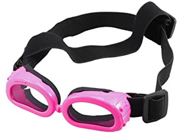 POPETPOP Tierbedarf für Hunde Hundebrille Uv-Rahmen Verstellbar für Kleintiere
