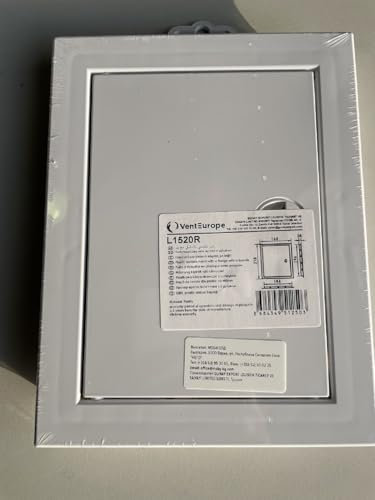 Puerta de inspección de 15 x 20 cm, color blanco, tapa de inspección de plástico ABS, puerta de mantenimiento, puerta de servicio, puerta de inspección y acceso