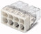 Wago WAG2273BL10 10er-Packung Universal-Verbindungsdosenklemme für alle Leiter Typ 2273 Mini/8 Eingänge