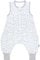 TupTam Sommerschlafsack Baby mit Füßen – Leichter Schlafsack Baby Sommer 0.5 TOG, OEKO-TEX, Farbe: Giraffe Grau, Größe: 92-98