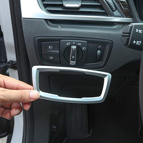 YIWANG ABS-Chrom-Scheinwerfer-Schalterabdeckung für X1 F48 2016–2019, für X2 F47 2018 2019, Autozubehör