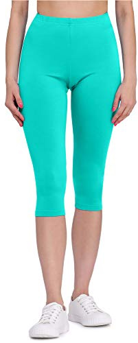 Bellivalini Damen Leggings Bequeme und atmungsaktiv Leggings 3/4 aus Viskose BLV50-148