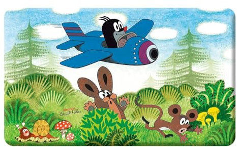 Trötsch Der kleine Maulwurf Frühstücksbrettchen Flugzeug: Frühstücksbrett Brett Kinderbrettchen Pauli
