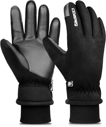 Cevapro Thermal Gloves Coldproof Winter Gloves Men Women Touch Screen 3M Thinsulate Ski Glove for Snowboarding Running Driving Hiking Working Outdoor