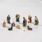 Elegantes Profil Krippe Set, enthält dekorative Figuren aus Kunstharz der Heiligen Familie, Sammlung, langlebig (A)
