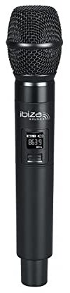 Ibiza Sound HM20-UHF Micrófono de Mano UHF 863.9MHz