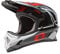 O'NEAL | Mountainbike-Helm Fullface | MTB DH Downhill FR Freeride | ABS-Schale, Magnetverschluss, übertrifft Robustes ABS | SONUS Helmet Split V.23 | Erwachsene | Grau Rot | Größe L
