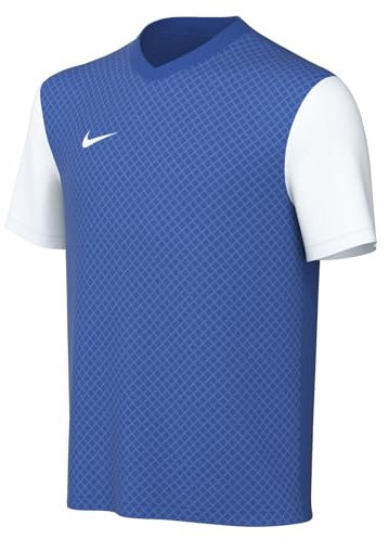 NIKE Unisex Kinder Y Nk Df Tiempo Prem Ii JSY T-Shirt, Royal Blue/White/White, L EU