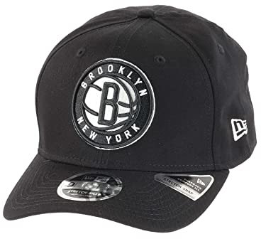 New Era Brooklyn Nets NBA Team Colour Black 9Fifty Stretch Snapback Cap - M - L
