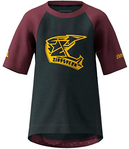 Zimtstern PureFlowz Kurzarmshirt Kinder schwarz/rot