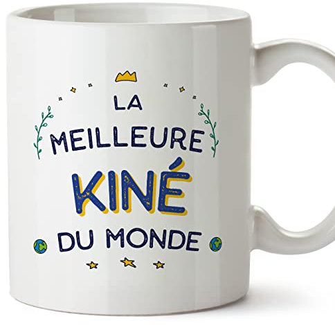 Mugffins Tasses pour KINÉ - En Français - Cadeau original pour KINÉ femme - Meilleur du Monde - 11 oz / 330 ml