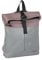 New Rebels Bowie Los Angeles Wasserabweisender Rucksack – 7l Rolltop – Gepolsterte Rückseite – Modische Tasche Für Jedes Abenteuer – Reflektierende Tasche - Lila