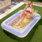 Sloosh 70 x 46/1.78m x 1.16m aufblasbarer Sonnenpool, Luftmatratzte Pool, Sonnenbad mit abnehmbarem Kissen, persönlicher Luftmatratze Wasser für Erwachsene, Sommerspaß, Wasserparty-Goldenes Weiß