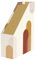 Clairefontaine 116072C - Stehsammler/Zeitungsständer Terracotta 25x10x32,5cm, 1 Stück