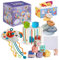 Babybaipro-Set de Juguetes Montessori Sensoriales y Educativos para Bebés, Niño-Niña, 6 en 1: Bloques Apilables, Caja Pañuelos. Regalo Nacimiento, Cumpleaños, 6 a 36 Meses, 2 años No tóxico 34 Piezas